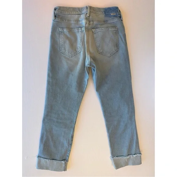 Mother Superior The Scrapper Cuff Ankle Fray Lonely Hearts Club Jeans Size 25 - Picture 15 of 16